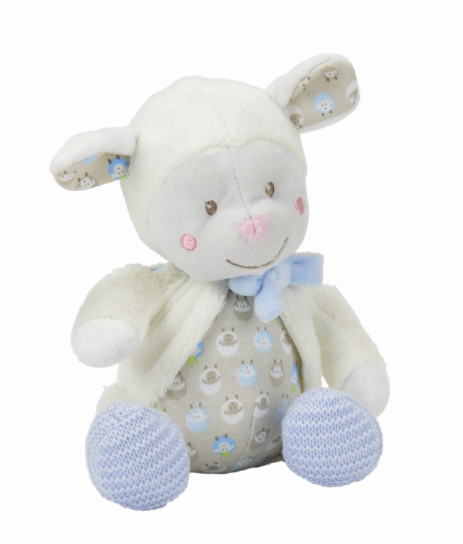  mouton bisous plush white blue 20 cm 